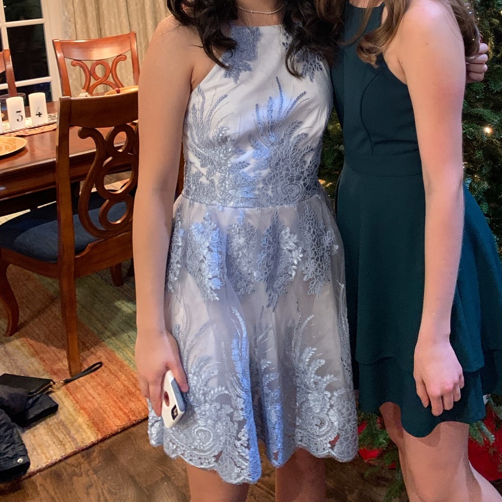 Altar’d State blue lace dress